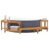 Entourage de bain à remous Marron Ø255 x 55,5 cm 516097516097