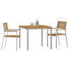 Ensemble de salle à manger pour jardin 3 pcs Marron 516099516099