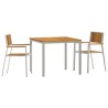 Ensemble de repas extérieur 3 pcs Marron Bois d'Acacia Massif 516100516100