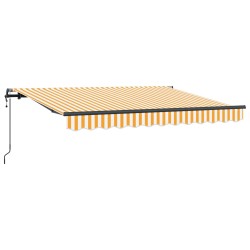 Auvent Rétractable Jaune 250 x 200 cm tissu 516109516109