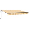 Auvent Rétractable Jaune 250 x 200 cm tissu 516109516109