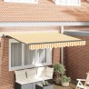 Auvent Rétractable Jaune 250 x 200 cm tissu 516111516111