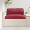 Set de coussins de palette 2 pcs Bordeaux Tissu Oxford 516114516114