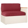 Set de coussins de palette 2 pcs Bordeaux Tissu Oxford 516114516114