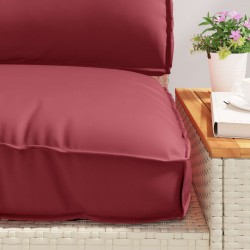 Set de coussins de palette 2 pcs Bordeaux Tissu Oxford 516114516114