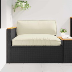 Set de coussins de palette 2 pcs Crème Tissu Oxford 516117516117