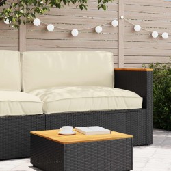 Set de coussins de palette 2 pcs Crème Tissu Oxford 516117516117
