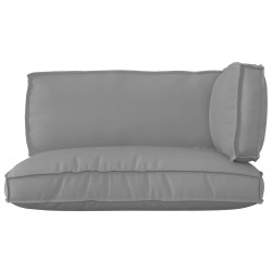 Set de coussins de palette 3 pcs Gris Tissu Oxford 516118516118
