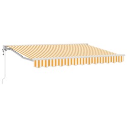 Cadre d'auvent Jaune et blanc 250 x 200 cm 516119516119