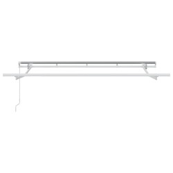 Auvent Rétractable Anthracite 250 x 200 cm tissu 516123516123