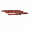 Auvent Rétractable Orange 250 x 200 cm tissu 516124516124