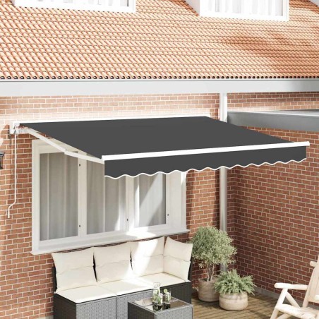 Cadre d'auvent Anthracite 250 x 200 cm 516130516130