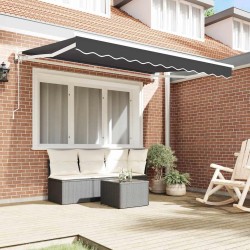 Cadre d'auvent Anthracite 250 x 200 cm 516130516130