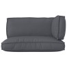 Set de coussins de palette 3 pcs Anthracite Tissu Oxford 516132516132