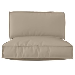 Set de coussins de palette 2 pcs Taupe Tissu Oxford 516133516133
