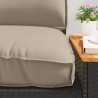 Set de coussins de palette 2 pcs Taupe Tissu Oxford 516133516133