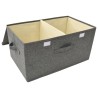 Boîtes de rangement 2 pcs Tissu 50x30x25 cm Anthracite 516139516139