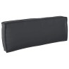 Set de coussins de palette 3 pcs Noir Tissu Oxford 516140516140
