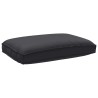 Set de coussins de palette 3 pcs Noir Tissu Oxford 516140516140