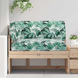 Set de coussins de palette Floral 3 pcs Motif Feuille Verte 516143516143
