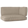 Set de coussins de palette 3 pcs Taupe Tissu Oxford 516144516144