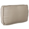 Set de coussins de palette 3 pcs Taupe Tissu Oxford 516144516144