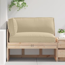 Set de coussins de palette 3 pcs Beige Tissu Oxford 516146516146