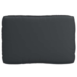 Set de coussins de palette 2 pcs Noir Tissu Oxford 516147516147