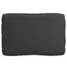 Set de coussins de palette 2 pcs Noir Tissu Oxford 516147516147