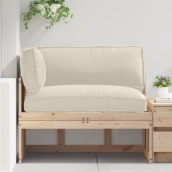 Set de coussins de palette 3 pcs Crème Tissu Oxford 516148516148