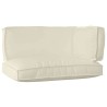 Set de coussins de palette 3 pcs Crème Tissu Oxford 516148516148