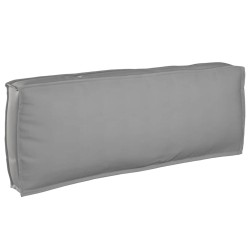 Set de coussins de palette 2 pcs Gris Tissu Oxford 516150516150