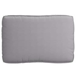 Set de coussins de palette 2 pcs Gris Tissu Oxford 516150516150