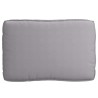 Set de coussins de palette 2 pcs Gris Tissu Oxford 516150516150