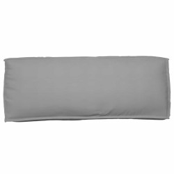 Set de coussins de palette 2 pcs Gris Tissu Oxford 516150516150