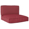 Set de coussins de palette 2 pcs Beige Tissu Oxford 516154516154