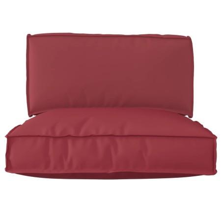 Set de coussins de palette 2 pcs Bordeaux Tissu Oxford 516157516157