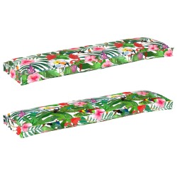 Set de coussins de palette 2 pcs Jungle tropicale Tissu Oxford 516158516158