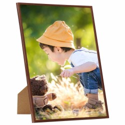 Collage de cadres photo 5 pcs de mur table Bronze 70x90 cm MDF 516163516163