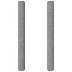 Polaires de peintre antidérapantes 2 pcs 5 m 220 g/m² gris 516165516165