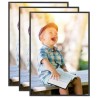 Collage de cadres photo 3 pcs de table Noir 18x24 cm MDF 516184516184