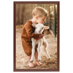 Collage de cadres photo 5 pcs de table Marron 21x29,7 cm MDF 516188516188