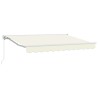 Cadre d'auvent Crème 250 x 200 cm Polyester avec revêtement PU 516199516199