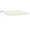 Cadre d'auvent Crème 250 x 200 cm Polyester avec revêtement PU 516200516200