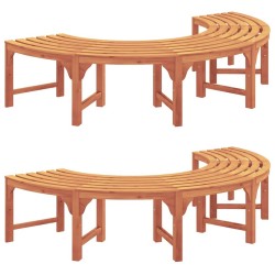 Banc d'Arbre 2 pcs Naturel 160 x 80 x 45 cm 516201516201