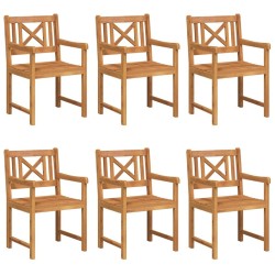 Chaise de jardin 6 pcs 56 x 56 x 90 cm Bois d'Acacia Massif 516202516202