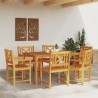 Chaise de jardin 6 pcs 56 x 56 x 90 cm Bois d'Acacia Massif 516202516202