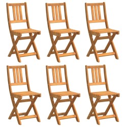 Chaise de jardin 6 pcs Huile Naturelle 40 x 42 x 85 cm 516209516209