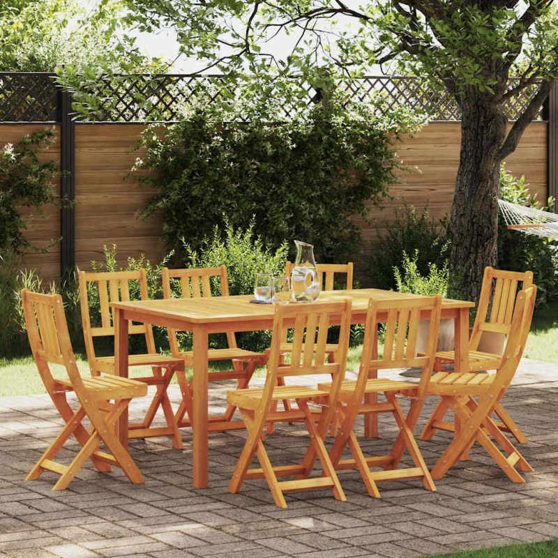 Chaise de jardin 8 pcs Huile Naturelle 40 x 42 x 85 cm 516210516210
