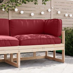 Set de coussins de palette 3 pcs Bordeaux Tissu Oxford 516213516213